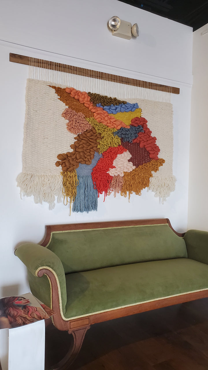 Retro Inspired Woven Wall Hanging - Austin