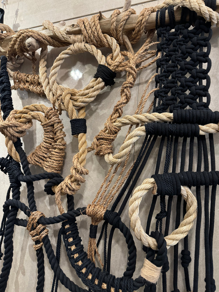 Macrame Wall Hanging – Totem | Handmade Organic Fiber Art