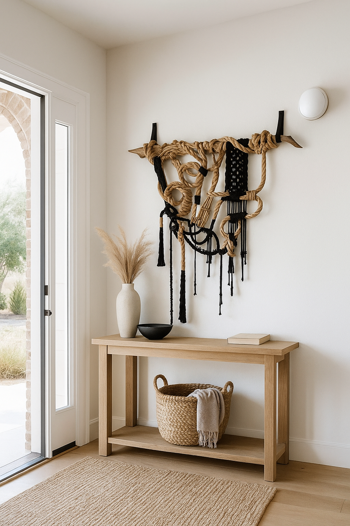 Macrame Wall Hanging – Totem | Handmade Organic Fiber Art