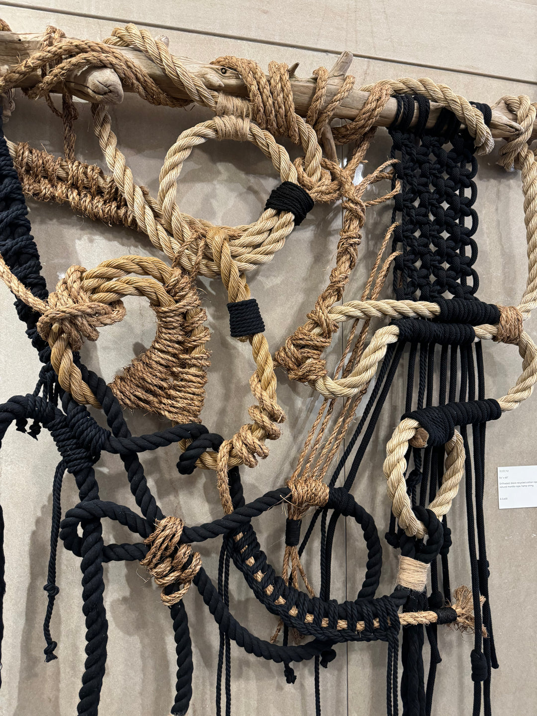 Macrame Wall Hanging – Totem | Handmade Organic Fiber Art