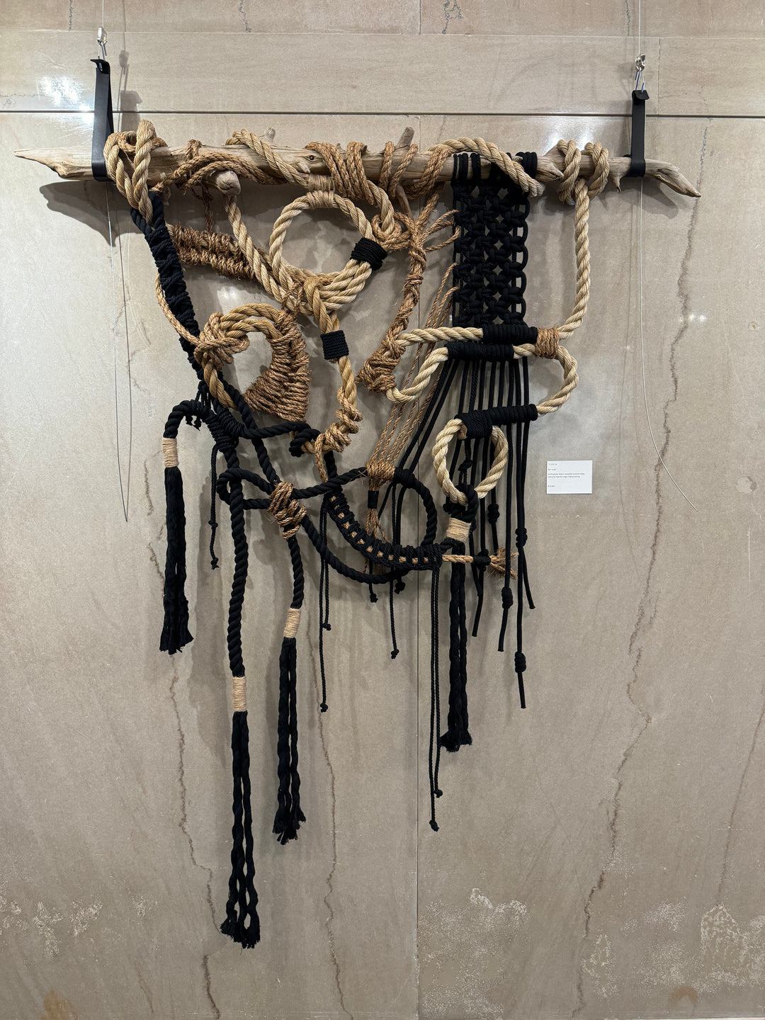 Macrame Wall Hanging – Totem | Handmade Organic Fiber Art