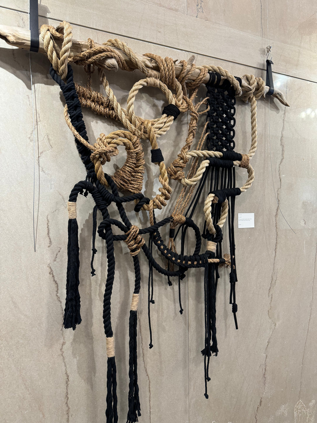 Macrame Wall Hanging – Totem | Handmade Organic Fiber Art
