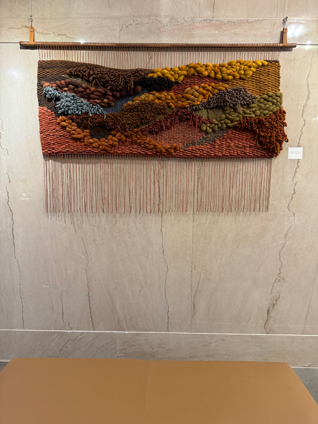 Woven Wall Hanging – Sunset in Sedona | Handmade Sustainable Fiber Art