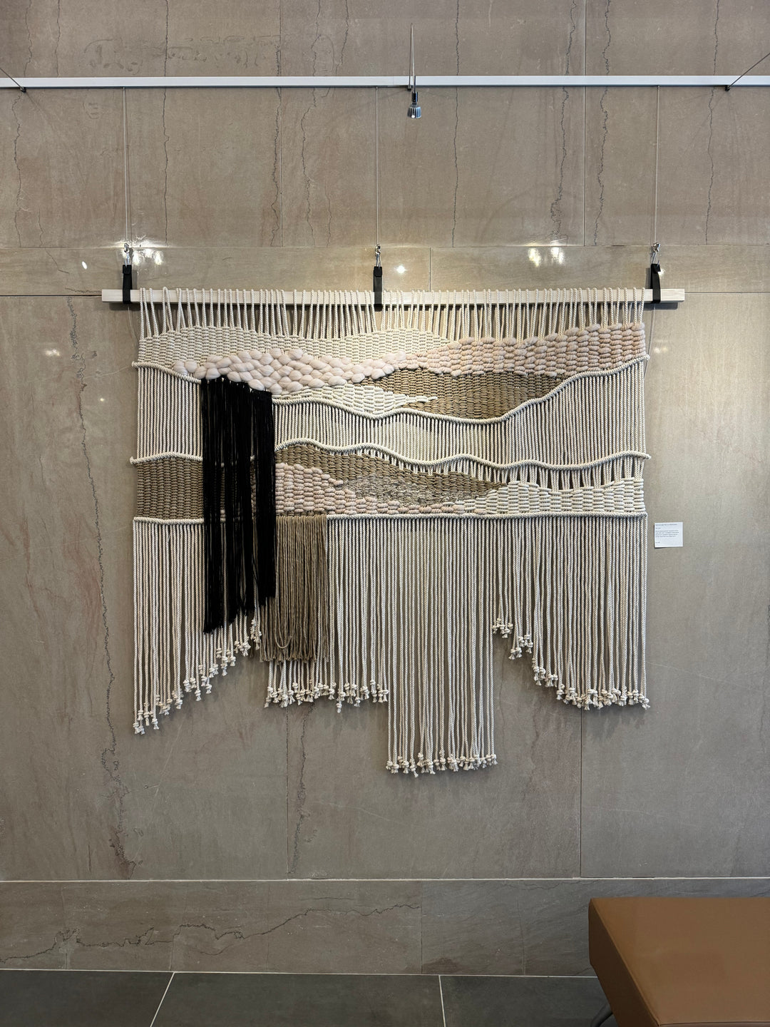 Mediterranean Modern Macramé Wall Hanging | Handmade Sustainable Fiber Art by MossHound Designs