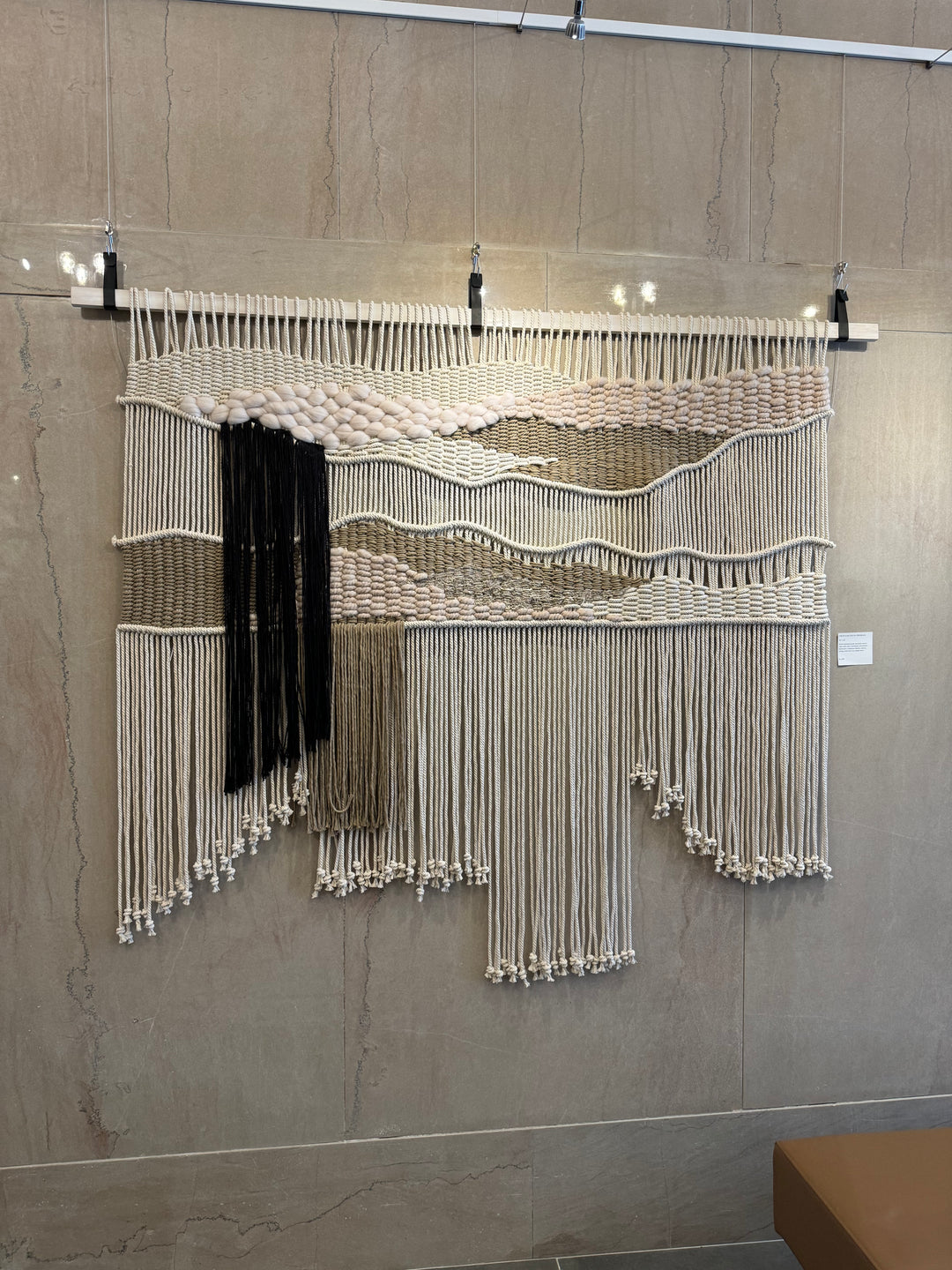 Mediterranean Modern Macramé Wall Hanging | Handmade Sustainable Fiber Art by MossHound Designs