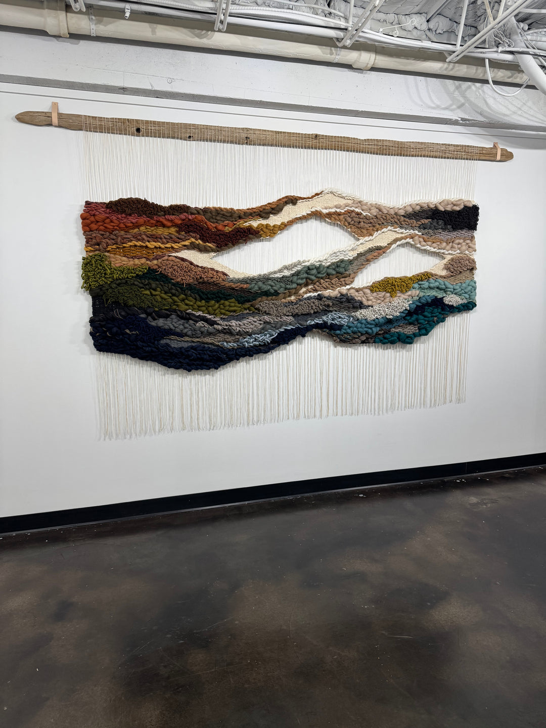 Woven Landscape Wall Hanging – Eutierria | Handmade Sustainable Fiber Art
