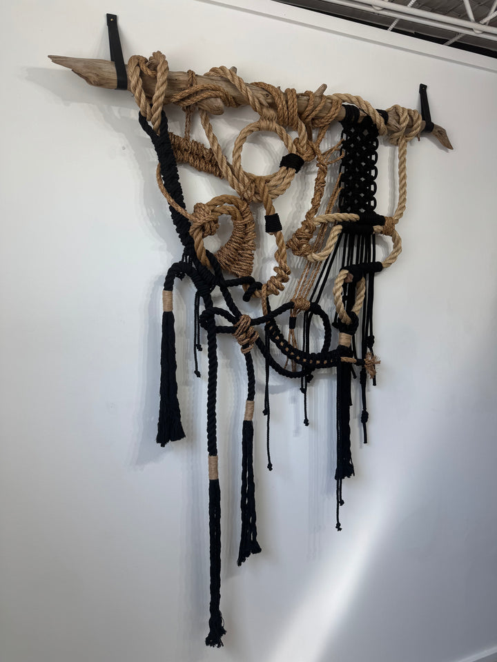 Macrame Wall Hanging – Totem | Handmade Organic Fiber Art