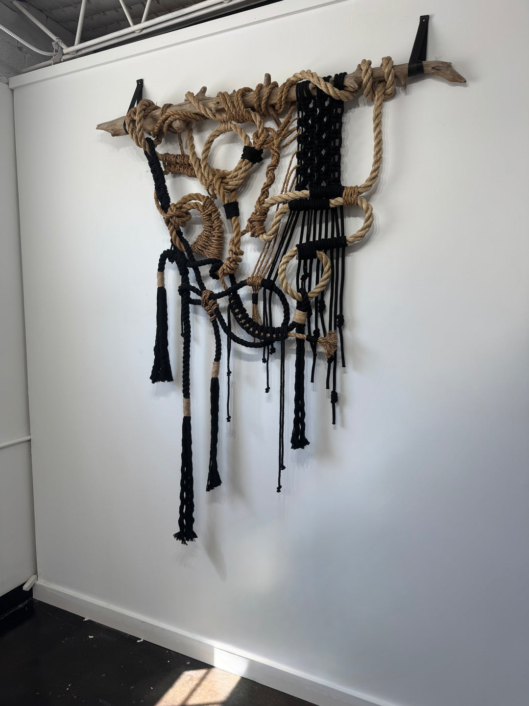 Macrame Wall Hanging – Totem | Handmade Organic Fiber Art