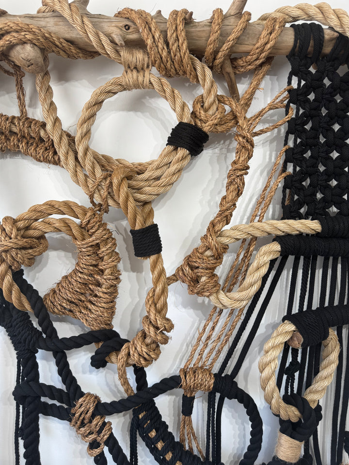 Macrame Wall Hanging – Totem | Handmade Organic Fiber Art