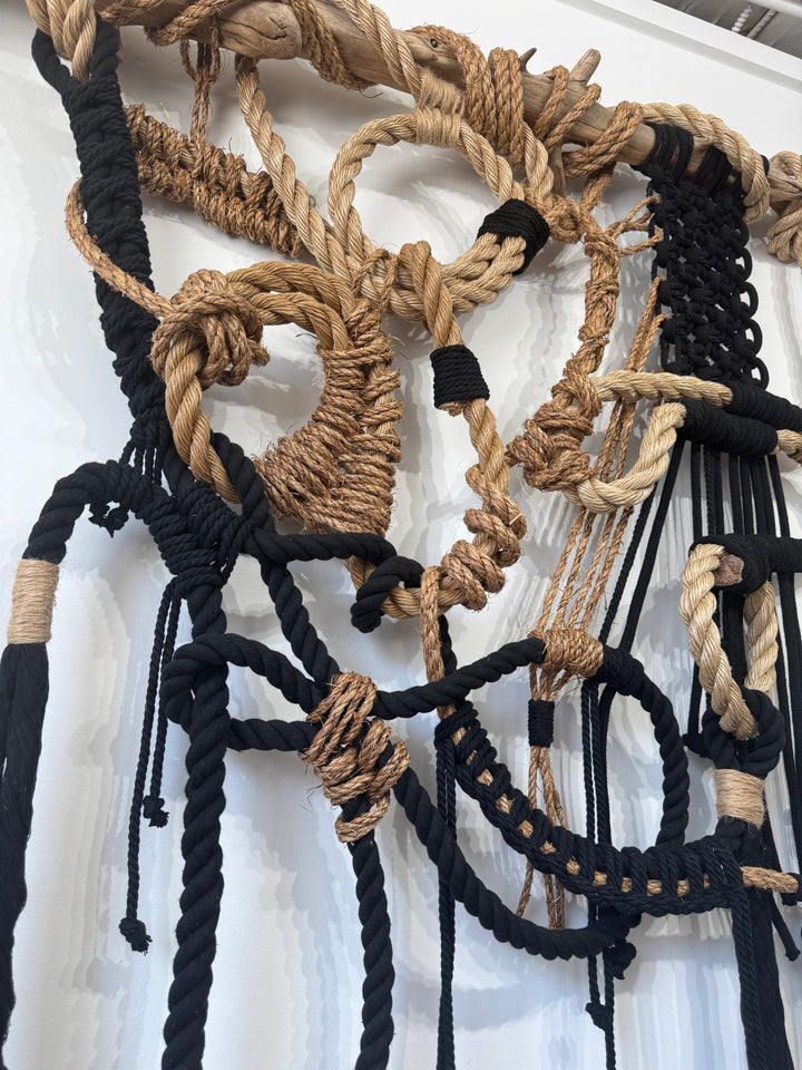 Macrame Wall Hanging – Totem | Handmade Organic Fiber Art