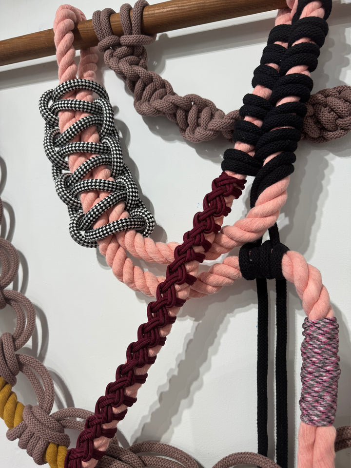 Macrame Wall Hanging – WILDflower | Handmade Organic Fiber Art