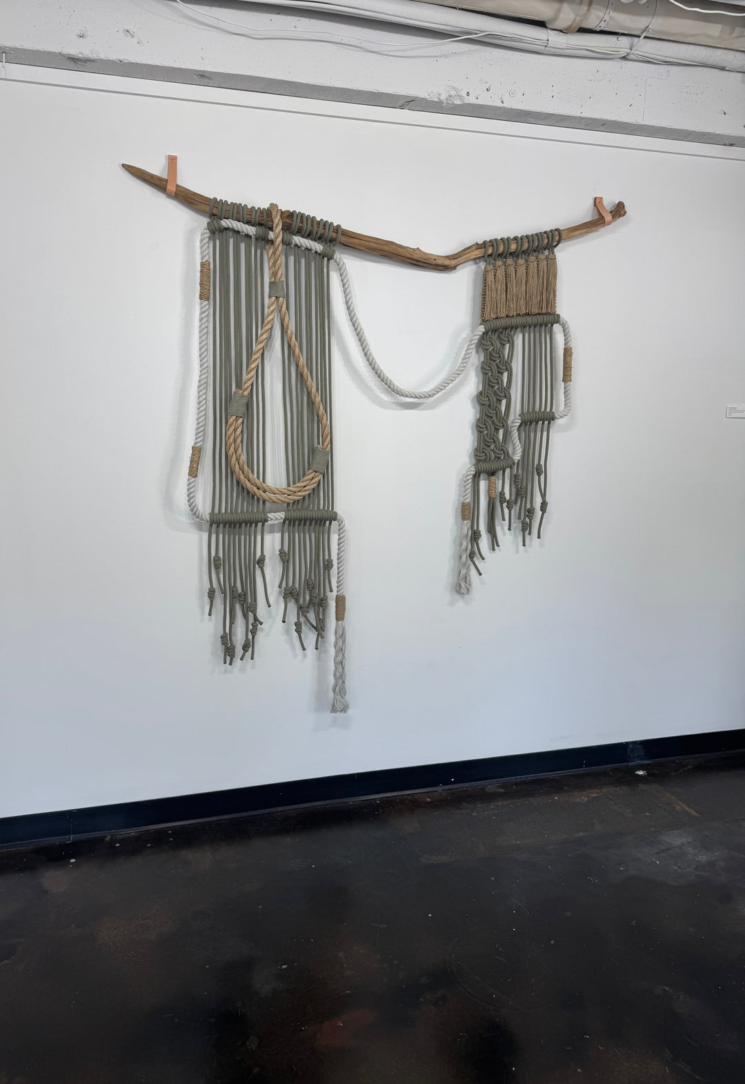 Macrame Wall Hanging – Sage Mist | Handmade Sustainable Fiber Art