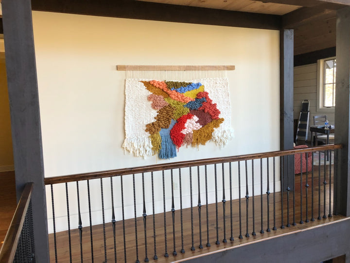 Retro Inspired Woven Wall Hanging - Austin
