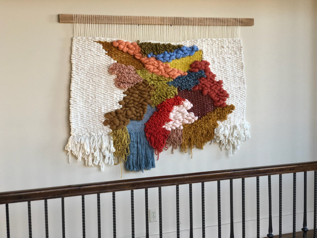 Retro Inspired Woven Wall Hanging - Austin