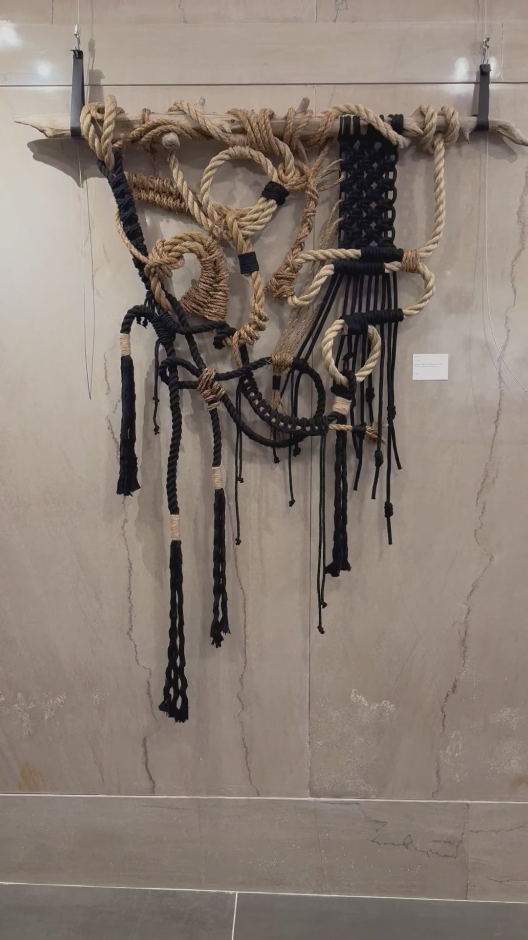 Macrame Wall Hanging – Totem | Handmade Organic Fiber Art