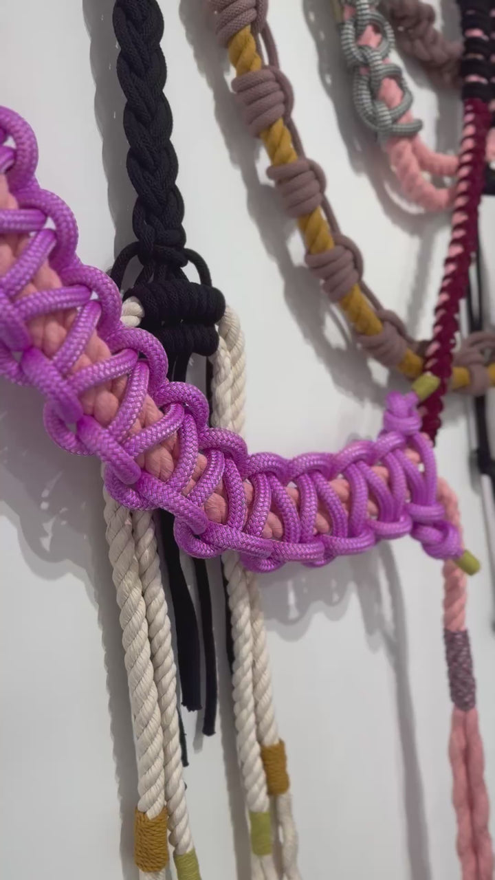 Macrame Wall Hanging – WILDflower | Handmade Organic Fiber Art