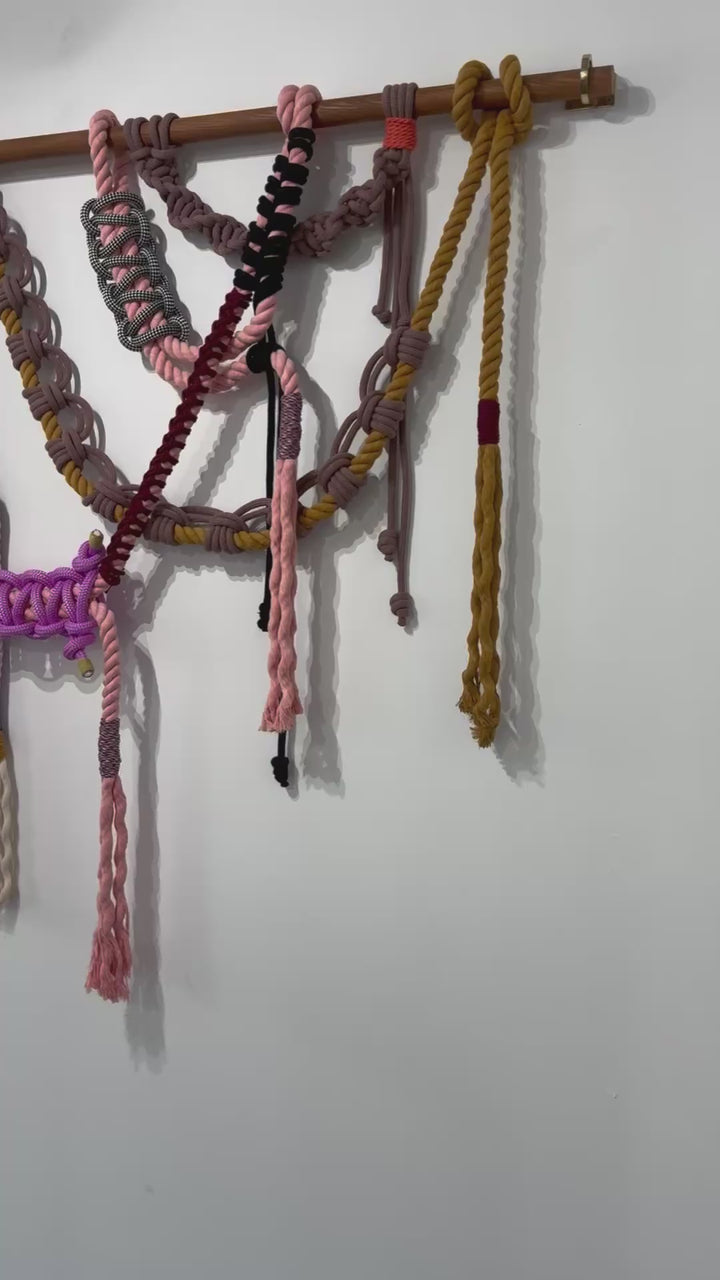 Macrame Wall Hanging – WILDflower | Handmade Organic Fiber Art