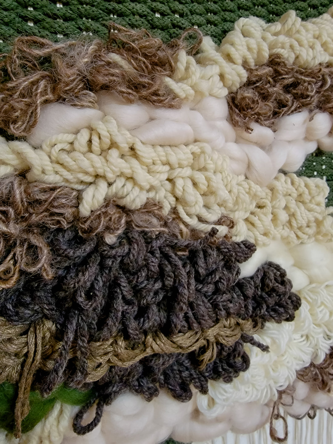 Textile Fiber Art - "Leaf"