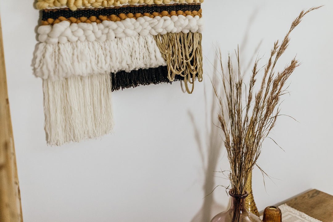 Retro Stripe Wall Weaving