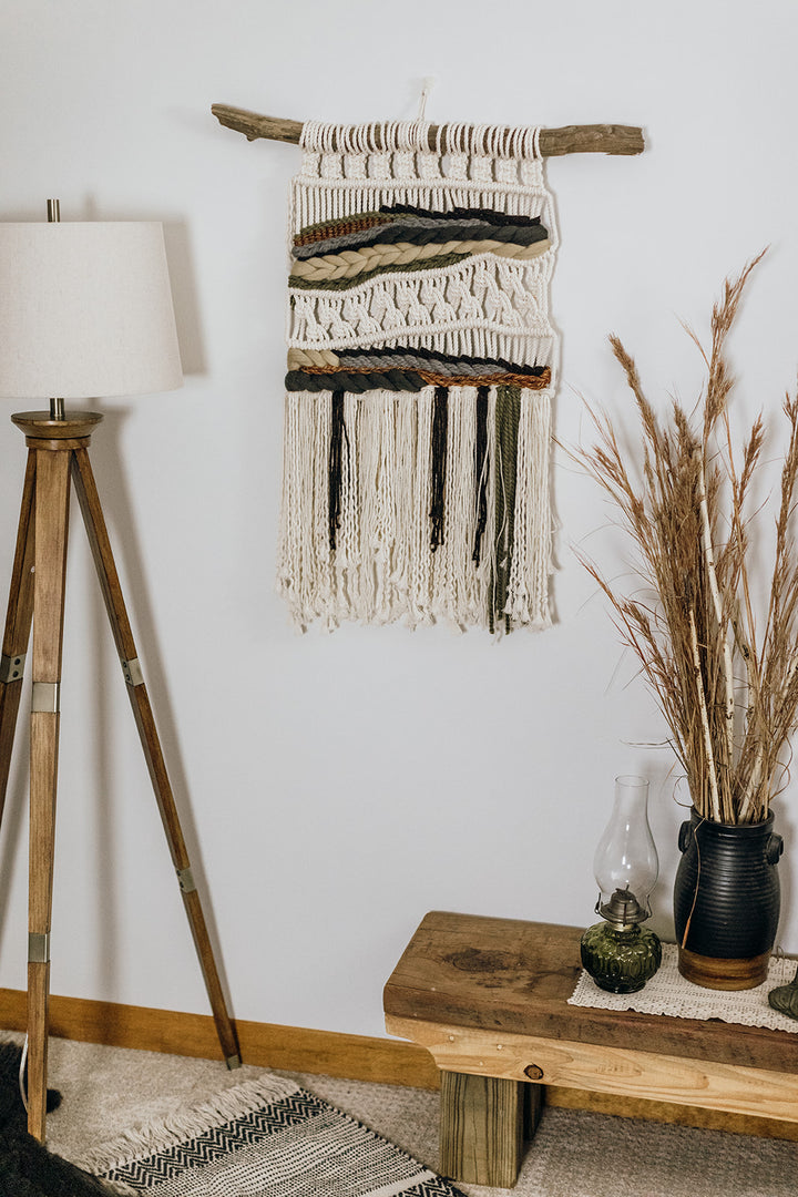 Vintage Inspired Macrame Wall Hanging