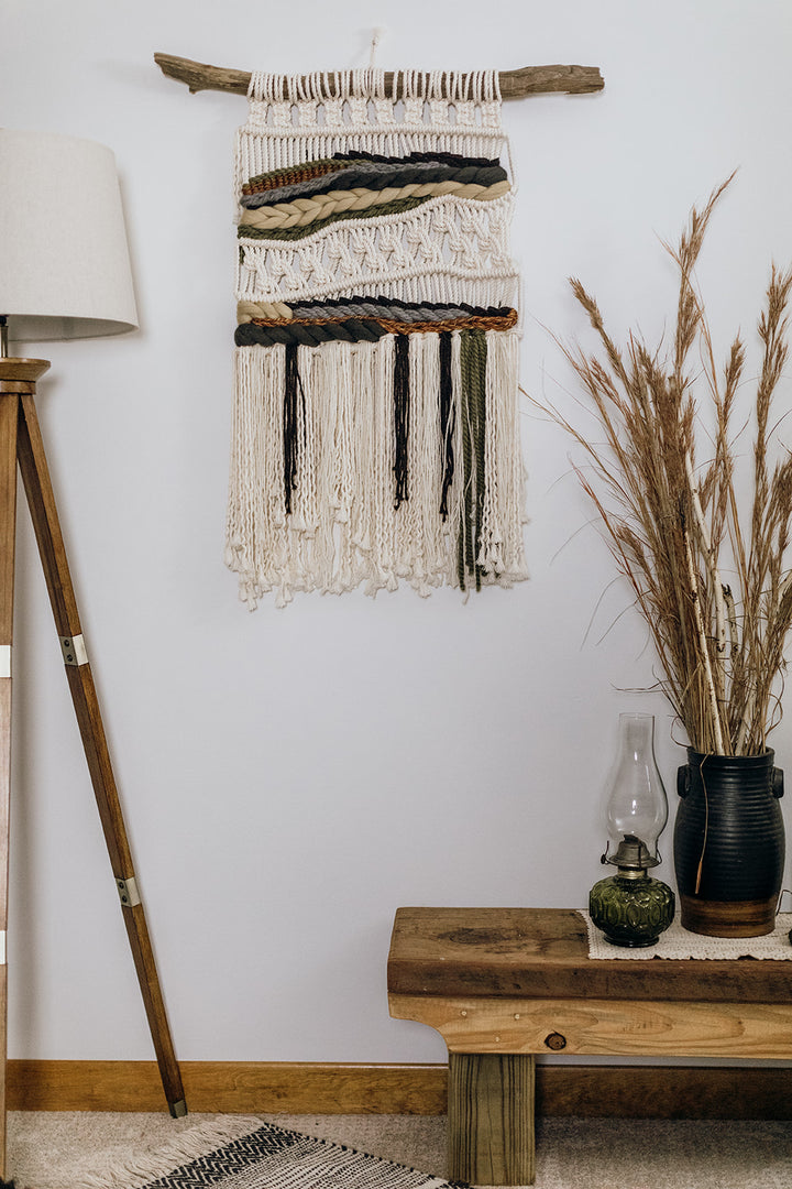Vintage Inspired Macrame Wall Hanging