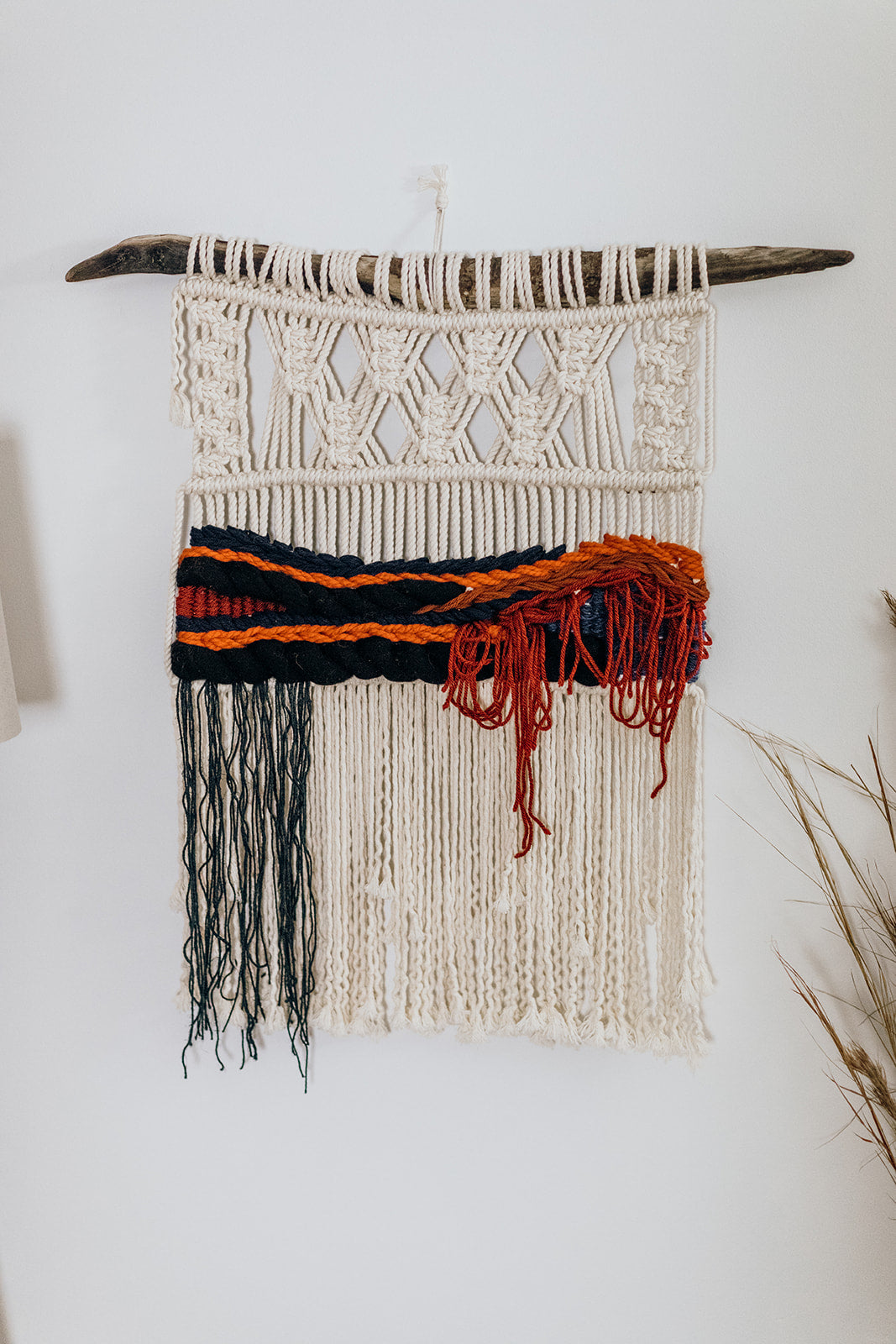 Macrame Wall Hanging - Blue Bloodstone