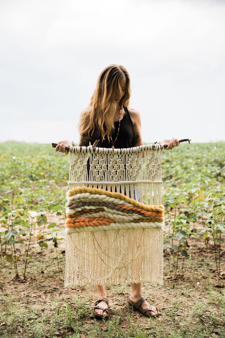 Sunstone Macrame Wall Hanging