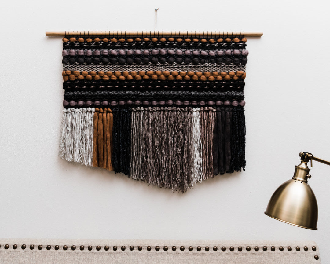 Smoky Quartz Wall Weaving