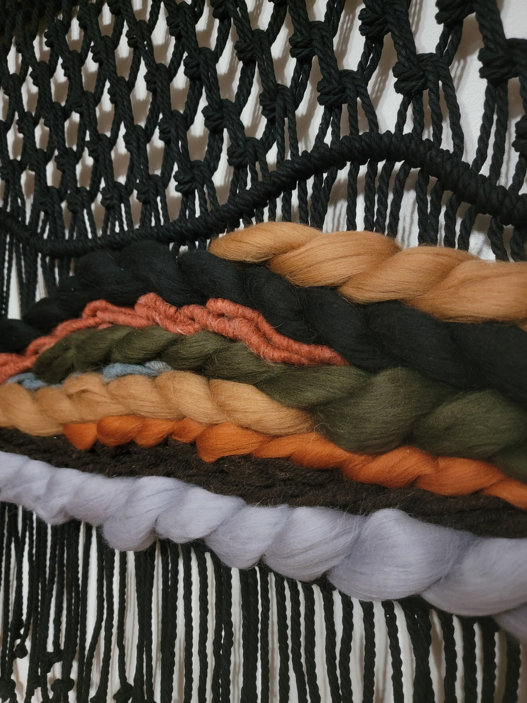 Modern Mountain Macrame Wall Hanging
